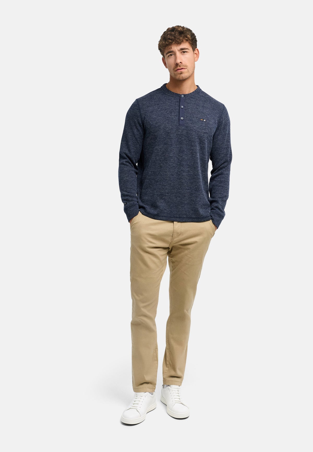 Strickpullover INDorbu Grandad Produktbild