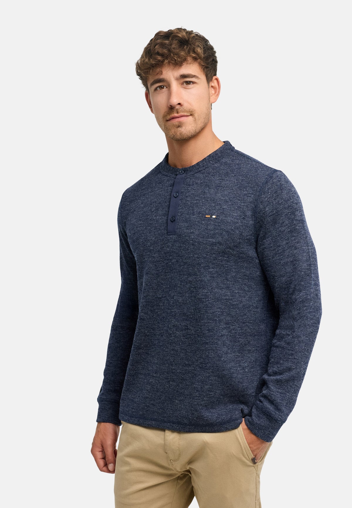 Strickpullover INDorbu Grandad Produktbild