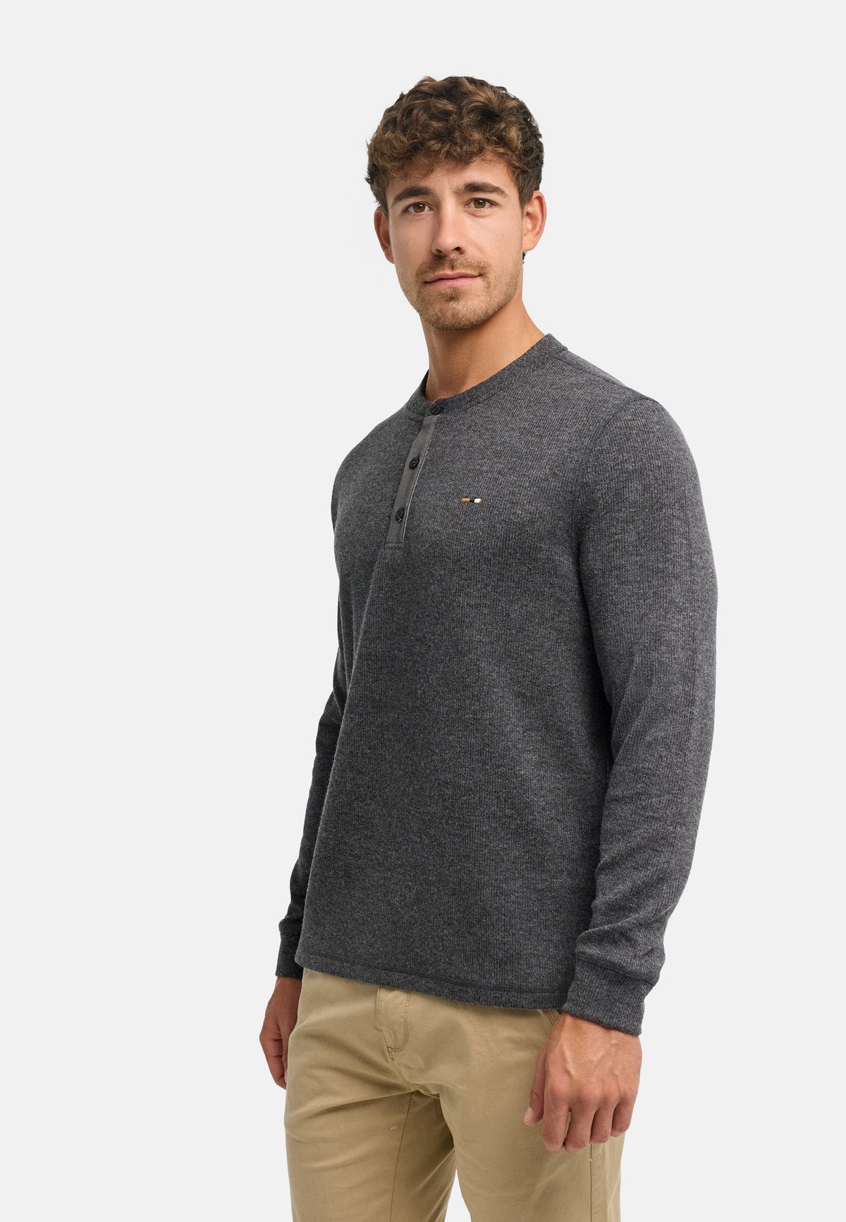 Strickpullover INDorbu Grandad Produktbild
