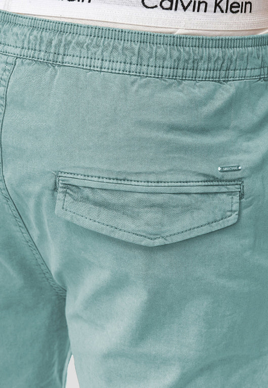 Indicode Men's 98% Cotton Kelowna 4 Pocket Chino Shorts with Drawstring Cord