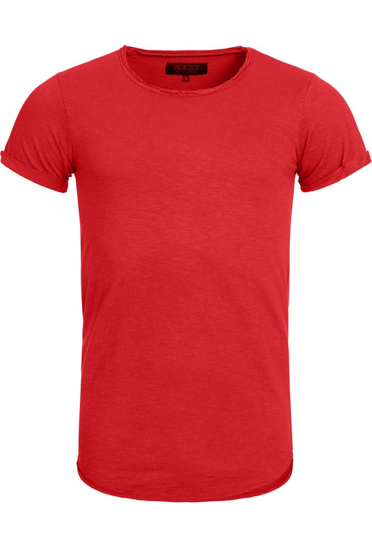Indicode Men's Willbur Tee Crew Neck T-Shirt Made from 100% Cotton