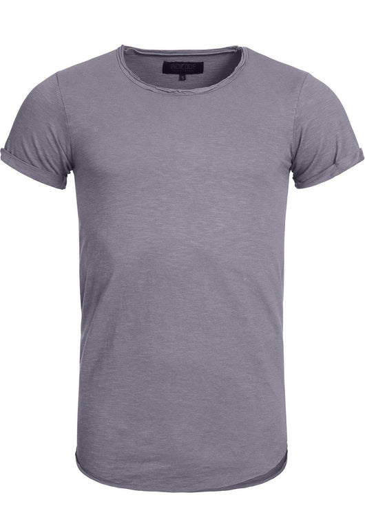 Indicode Men's Willbur Tee Crew Neck T-Shirt Made from 100% Cotton