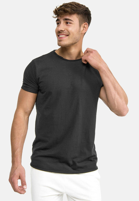 Indicode Men's Willbur Tee Crew Neck T-Shirt Made from 100% Cotton