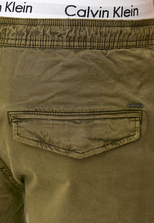 Indicode Men's 98% Cotton Kelowna 4 Pocket Chino Shorts with Drawstring Cord
