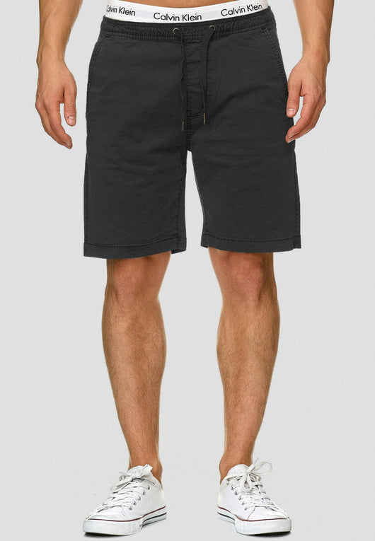 Indicode Men's 98% Cotton Kelowna 4 Pocket Chino Shorts with Drawstring Cord