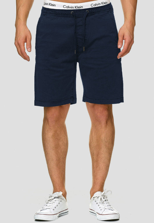 Indicode Men's 98% Cotton Kelowna 4 Pocket Chino Shorts with Drawstring Cord