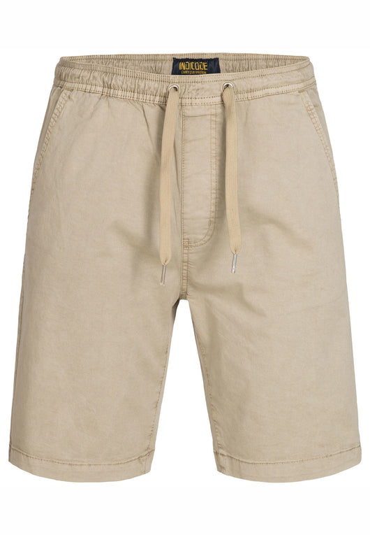 Indicode Men's 98% Cotton Kelowna 4 Pocket Chino Shorts with Drawstring Cord