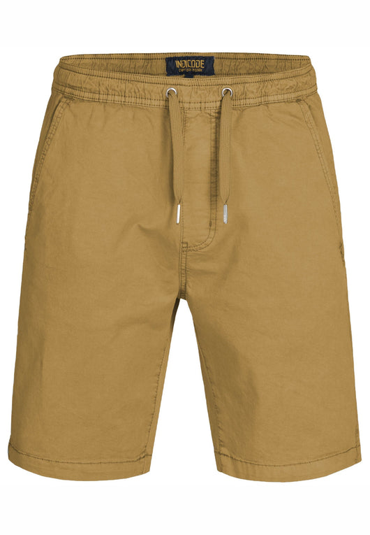 Indicode Men's 98% Cotton Kelowna 4 Pocket Chino Shorts with Drawstring Cord