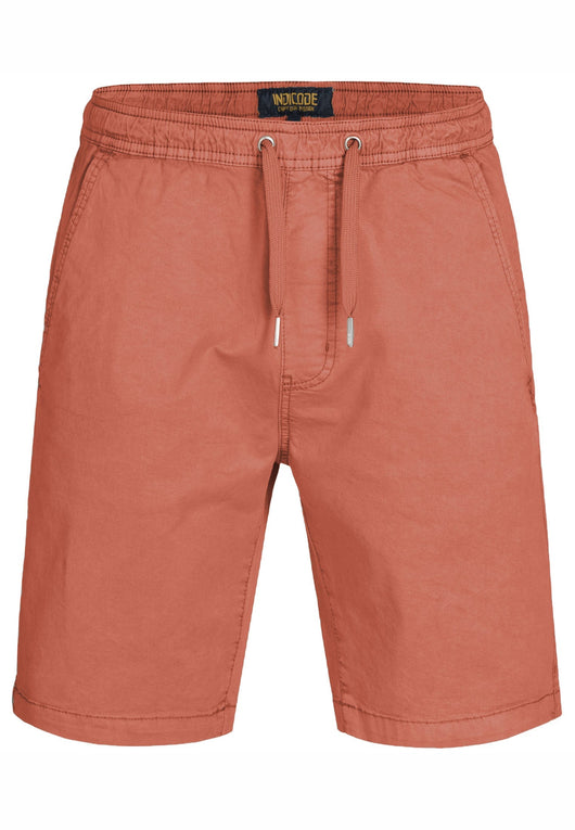 Indicode Men's 98% Cotton Kelowna 4 Pocket Chino Shorts with Drawstring Cord