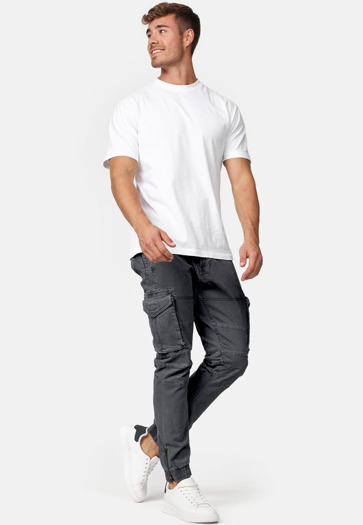 Indicode Men's Alex 6 Pocket Cotton Cargo Pants