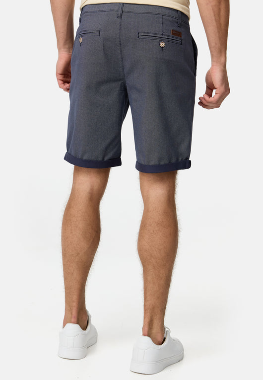 Indicode Men's Cuba Chino Shorts with 5 pockets incl. belt made of 100% cotton