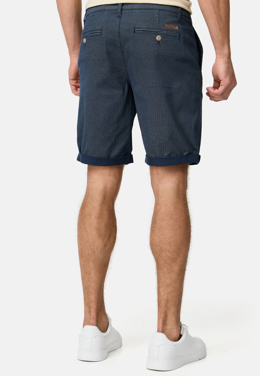 Indicode Men's Cuba Chino Shorts with 5 pockets incl. belt made of 100% cotton