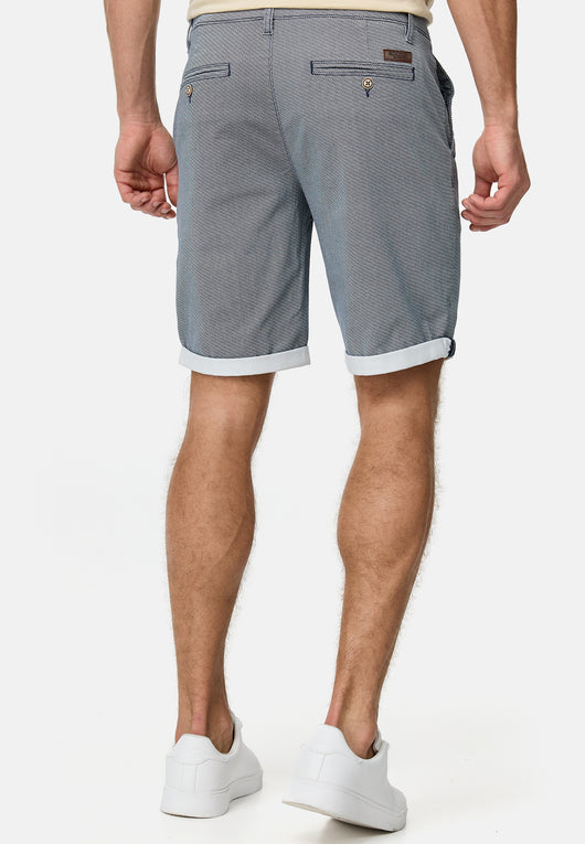 Indicode Men's Cuba Chino Shorts with 5 pockets incl. belt made of 100% cotton