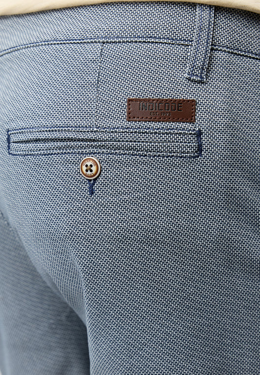 Indicode Men's Cuba Chino Shorts with 5 pockets incl. belt made of 100% cotton