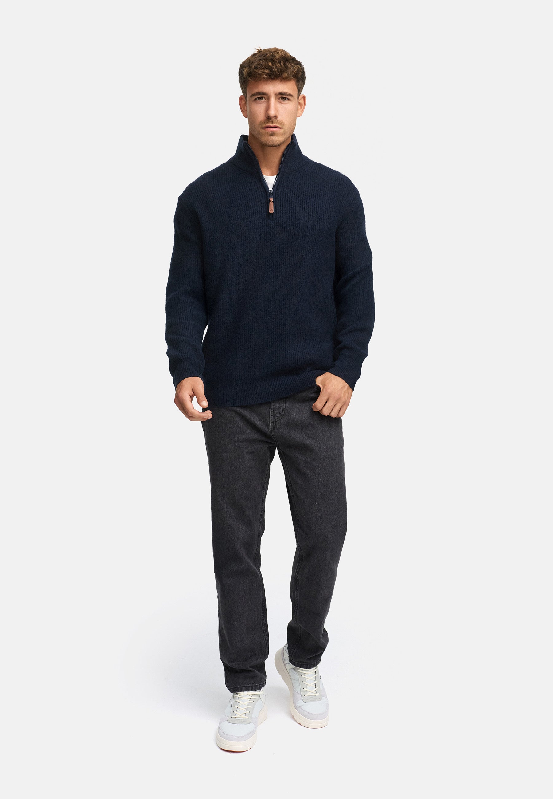 Strickpullover INPeace Half Zip Produktbild
