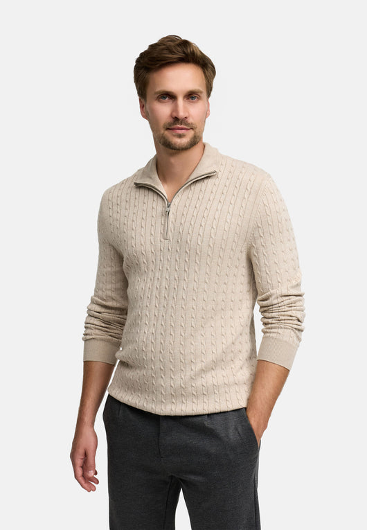 Strickpullover JFCamden half zip knit