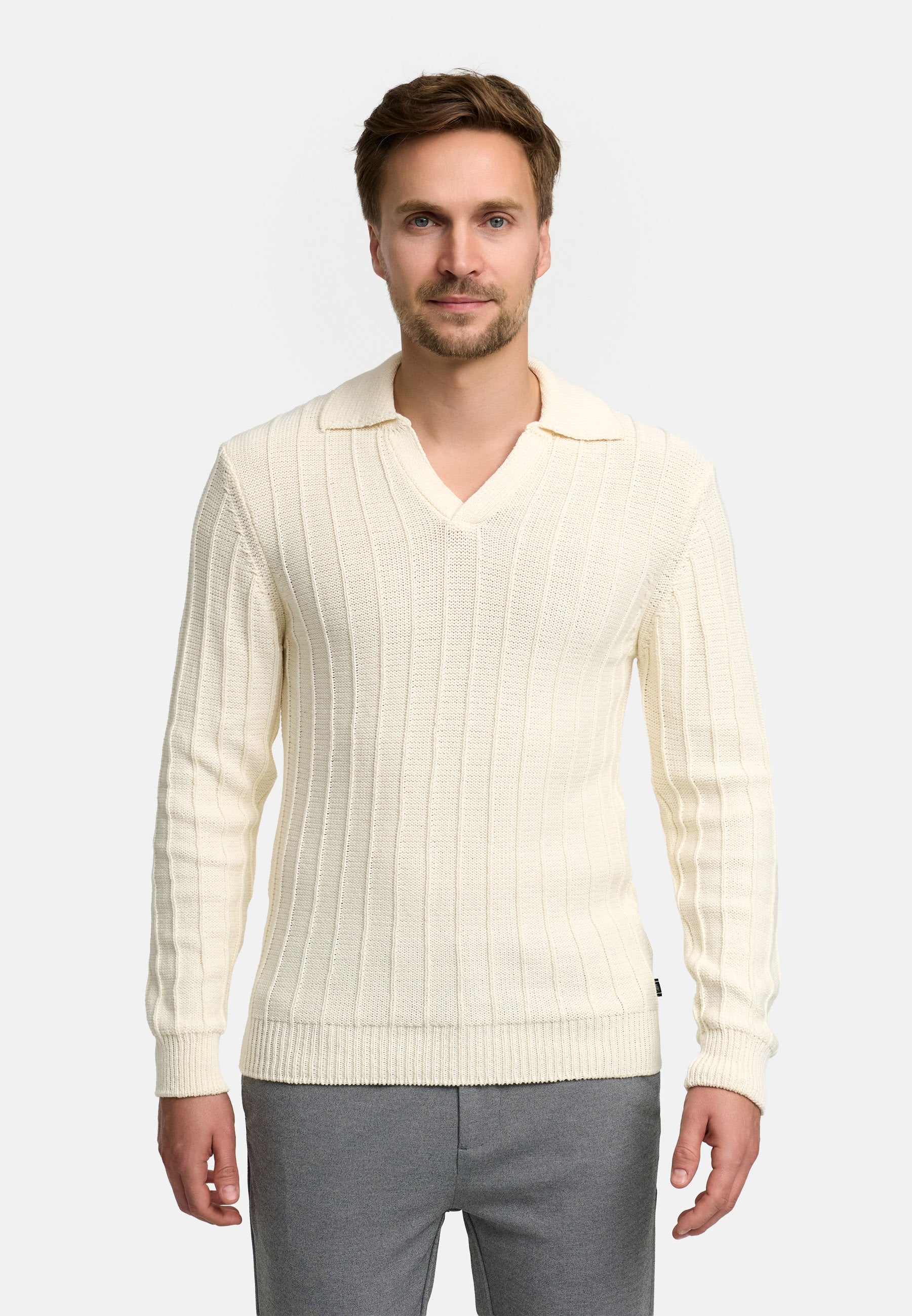 Strickpullover JFTruman polo knit Produktbild