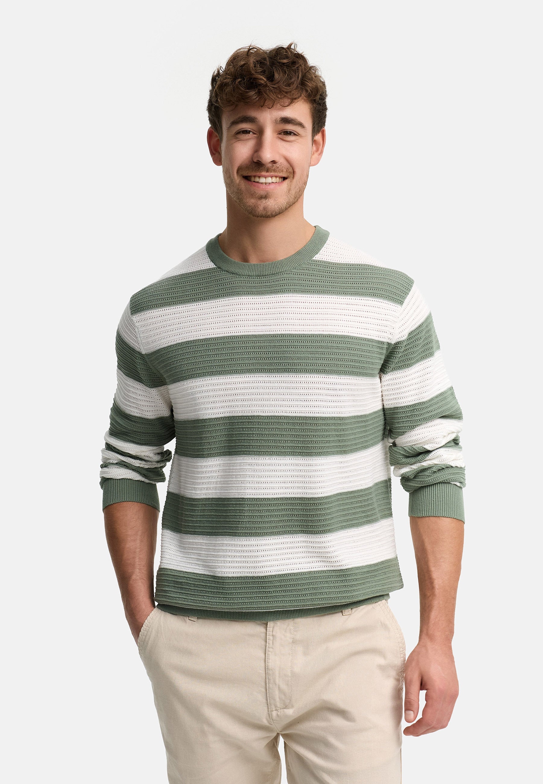 Strickpullover INTidsel O-neck Produktbild