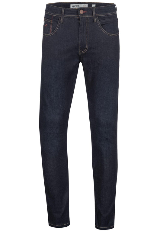 Indicode Men's Jake Super Stretch 90% Cotton 5 Pocket Jeans