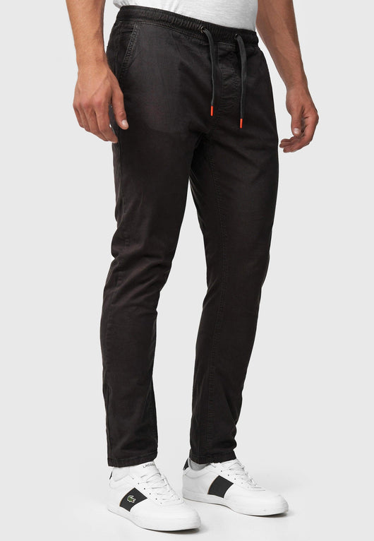 Indicode Men's Osborne Drawstring Trousers made from 98% cotton