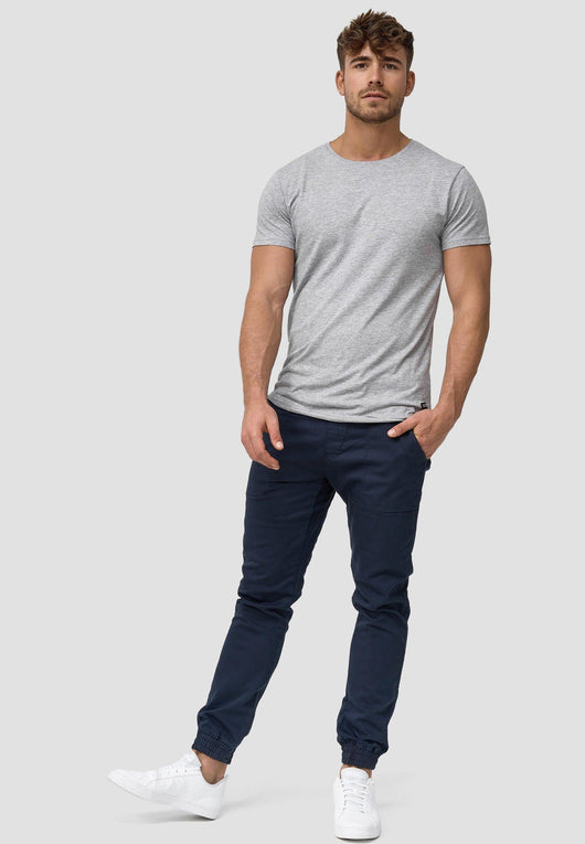 Indicode men's Nizar stretch pants with a high cotton content