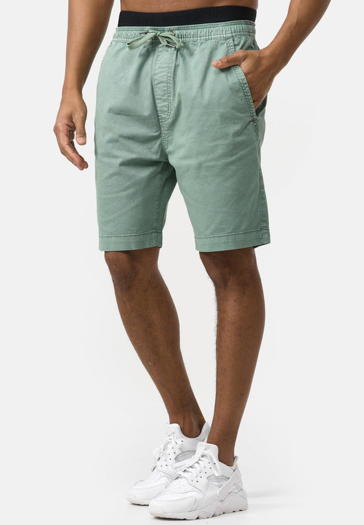 Indicode Men's 98% Cotton Kelowna 4 Pocket Chino Shorts with Drawstring Cord