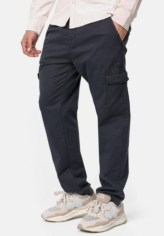 Indicode Men's Broadwick Cotton 6 Pocket Cargo Trousers