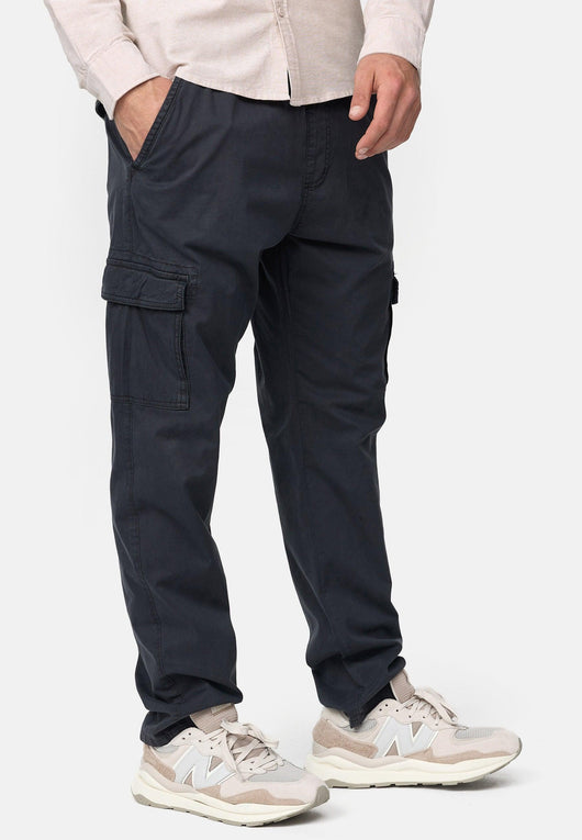 Indicode Men's Broadwick Cotton 6 Pocket Cargo Trousers