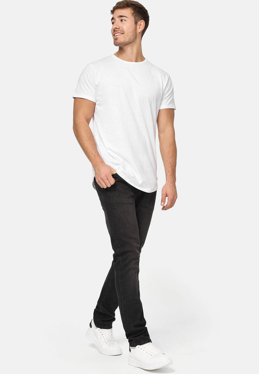 Indicode men's Texas denim pants made from a cotton blend with stretch content