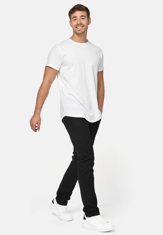Indicode men's Texas denim pants made from a cotton blend with stretch content
