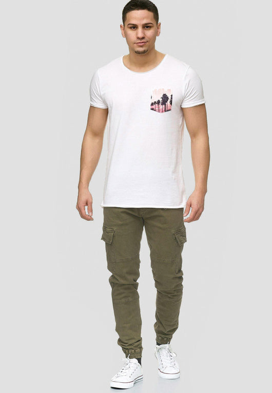 Indicode Men's August 6 Pocket Cotton Cargo Pants