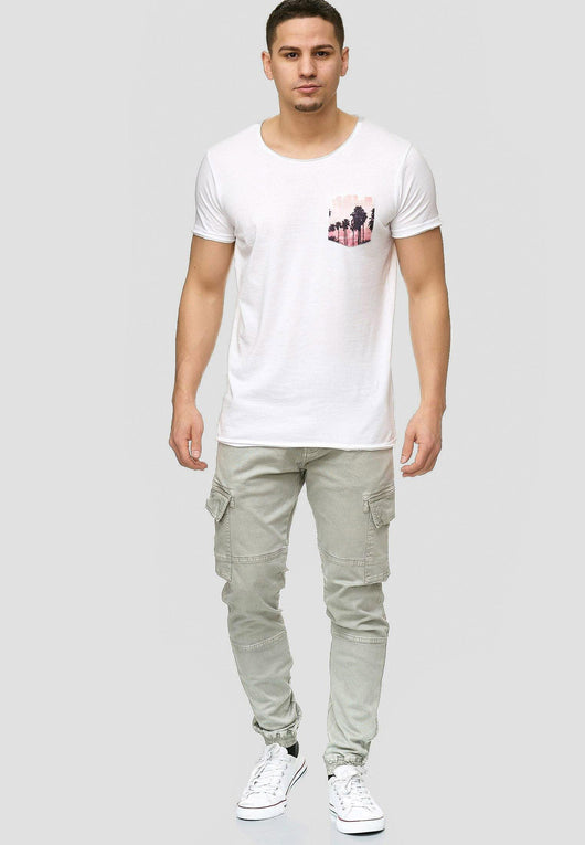 Indicode Men's August 6 Pocket Cotton Cargo Pants