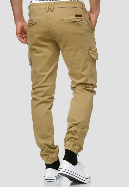 Indicode Men's August 6 Pocket Cotton Cargo Pants