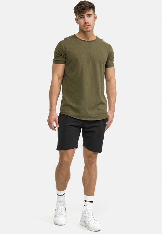 Indicode Men's Willbur Tee Crew Neck T-Shirt Made from 100% Cotton